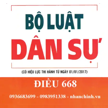 Phạm vi pháp luật được dẫn chiếu đến (Điều 668)