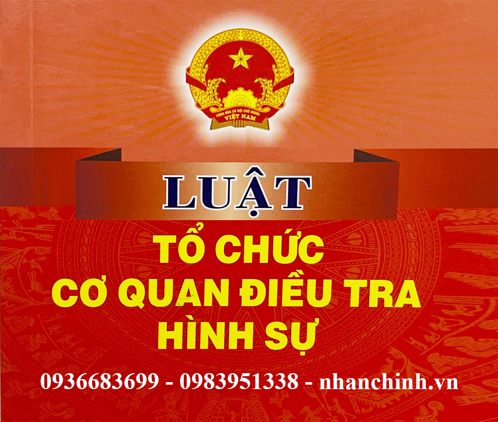 Luật Tổ chức cơ quan điều tra Hình sự năm 2015