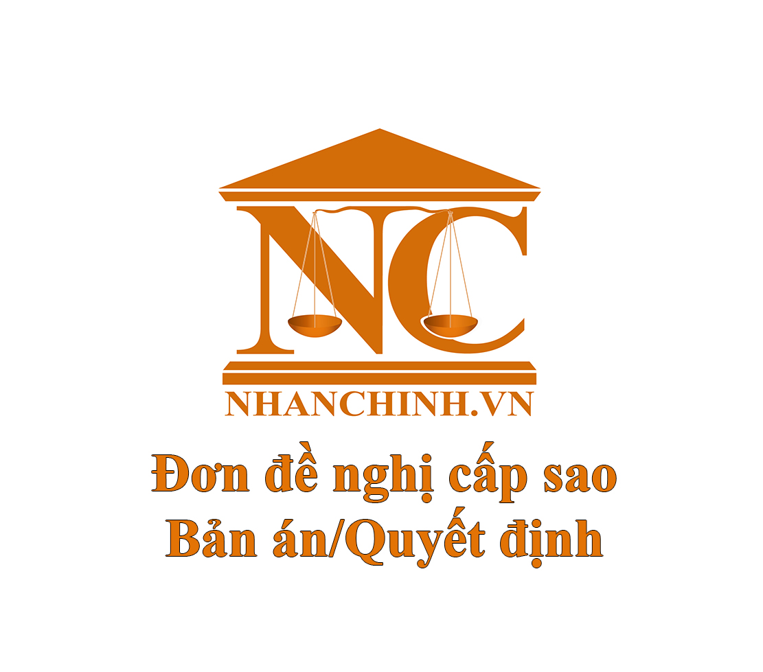 Đơn đề nghị cấp sao Bản án/Quyết định