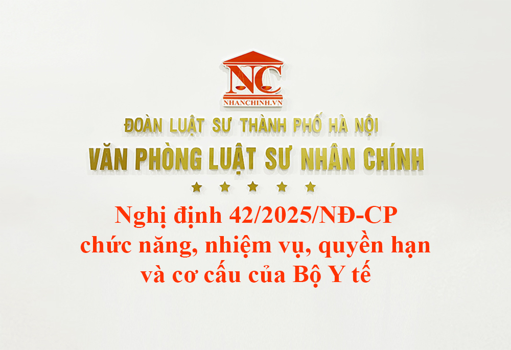 Nghị định 42/2025/NĐ-CP chức năng, nhiệm vụ, quyền hạn và cơ cấu của Bộ Y tế